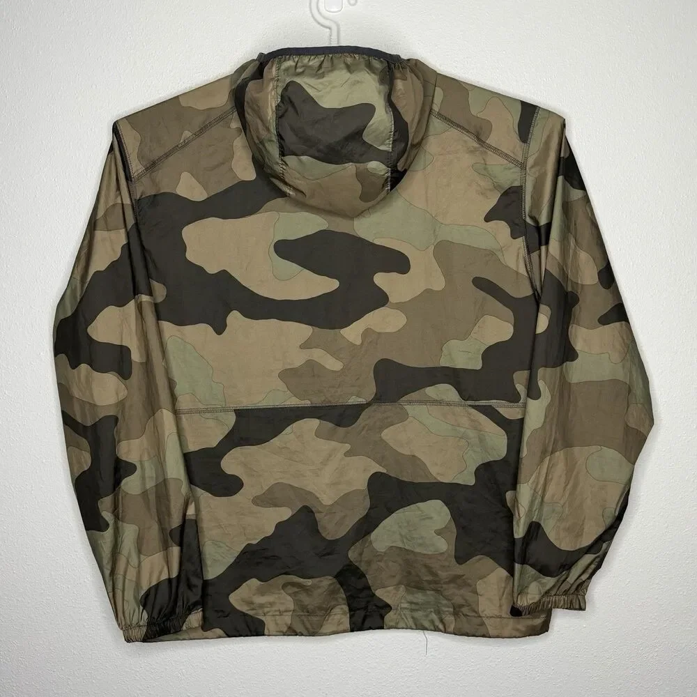 Columbia Flash Forward Windbreaker Woodland Camo Jacket Men’s Large Outdoor
